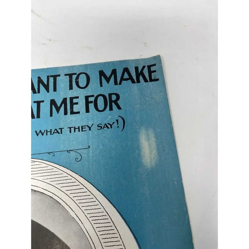 1916 What Do You Want To Make Those Eyes At Me For Sheet‎ Music